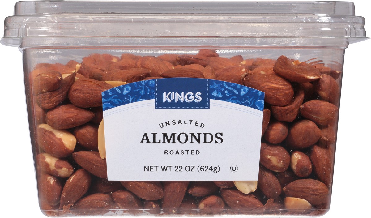 slide 2 of 12, Kn Rasted No Salt Almonds - 22 Oz, 22 oz