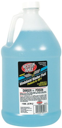 slide 1 of 1, Western Family Windshield Washer Fluid, 1 gal