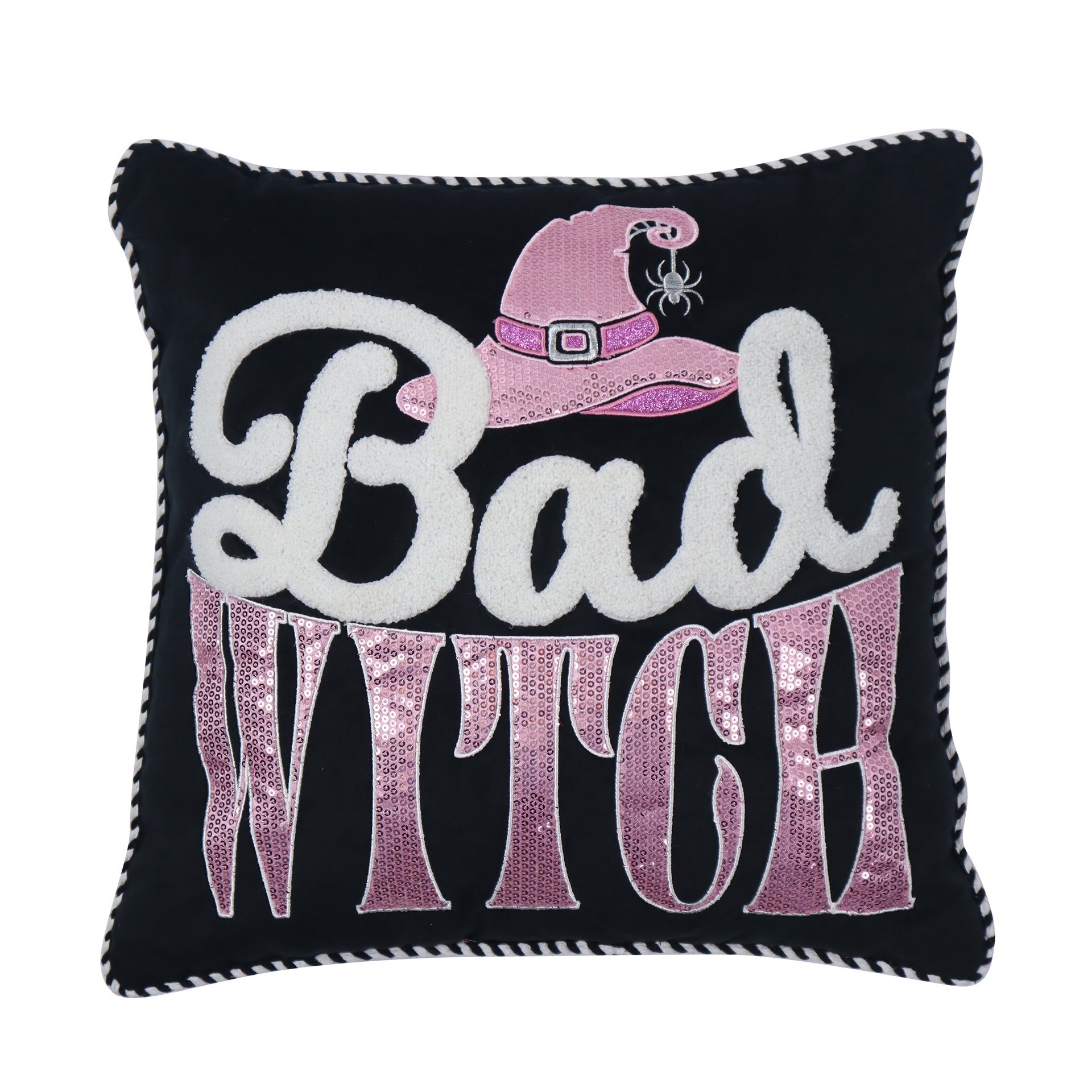 slide 3 of 4, 16" Good Witch Bad Witch Double-Sided Throw Pillow By Ashland, 16 in x 16 in