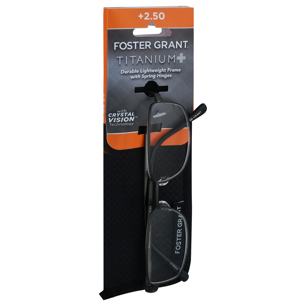 slide 8 of 9, Foster Grant T23 Titanium Reading Glasses Gun Metal, 1 ct