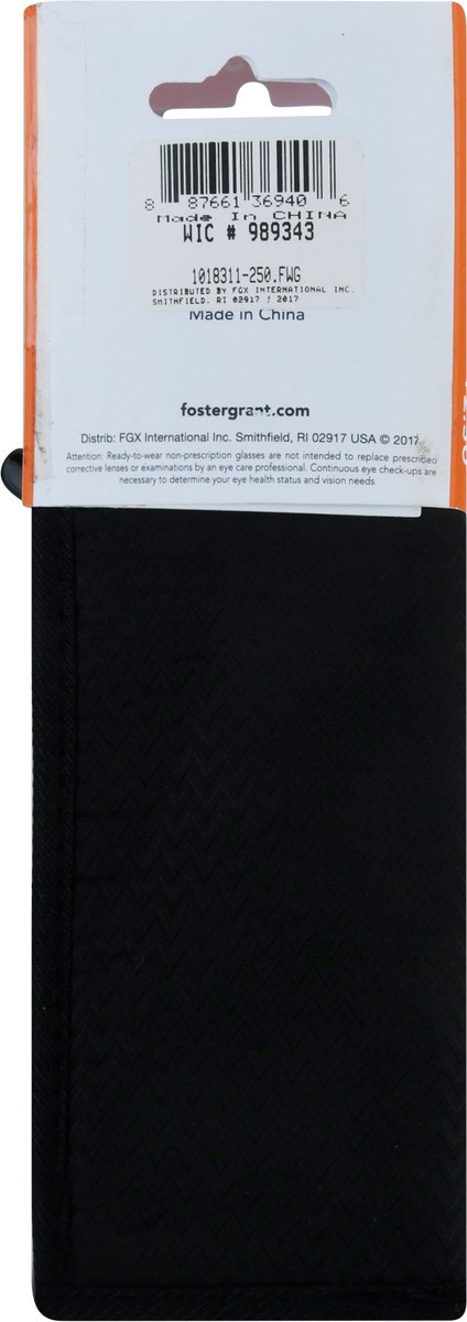 slide 9 of 9, Foster Grant T23 Titanium Reading Glasses Gun Metal, 1 ct