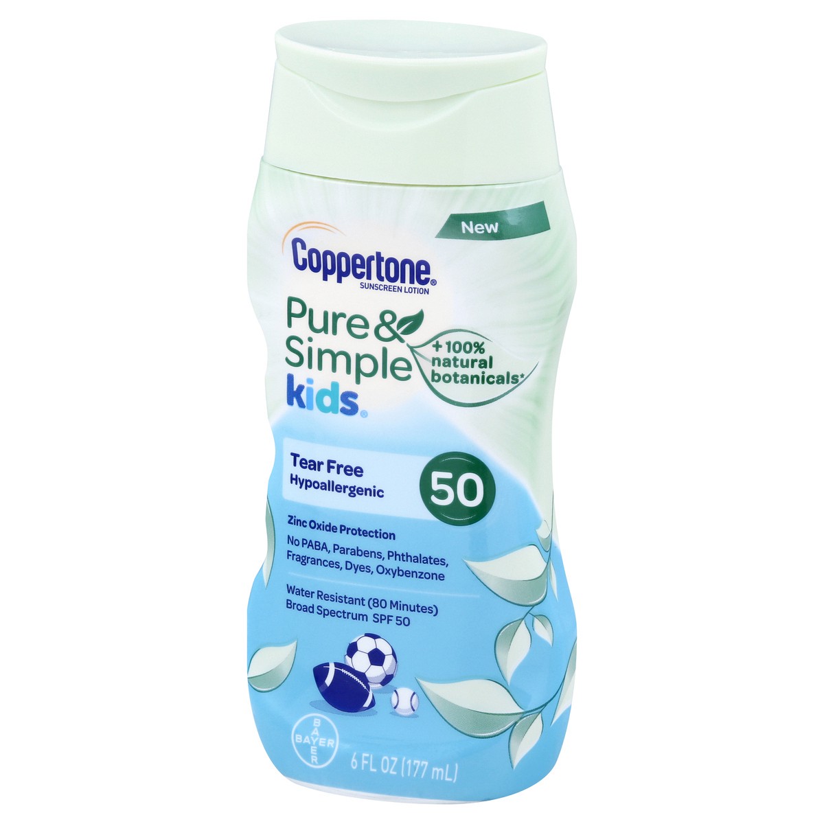 slide 9 of 9, Coppertone Spf 50 Kids Sun Lotion, 6 fl oz