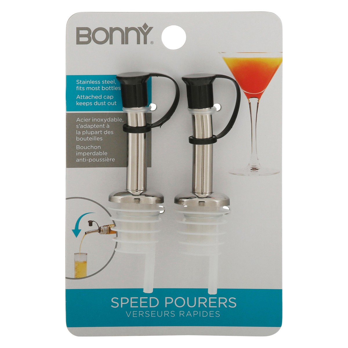 slide 1 of 10, Bonny Speed Pourers - 2 Count, 2 ct