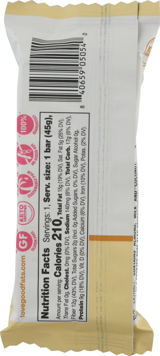 slide 8 of 9, Love Good Fats Chewy Nutty Salted Caramel Flavor Nut Bar 1.59 oz, 1.59 oz