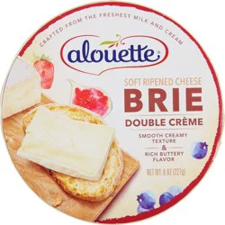 Alouette Soft Ripened Double Creme Brie 8 oz