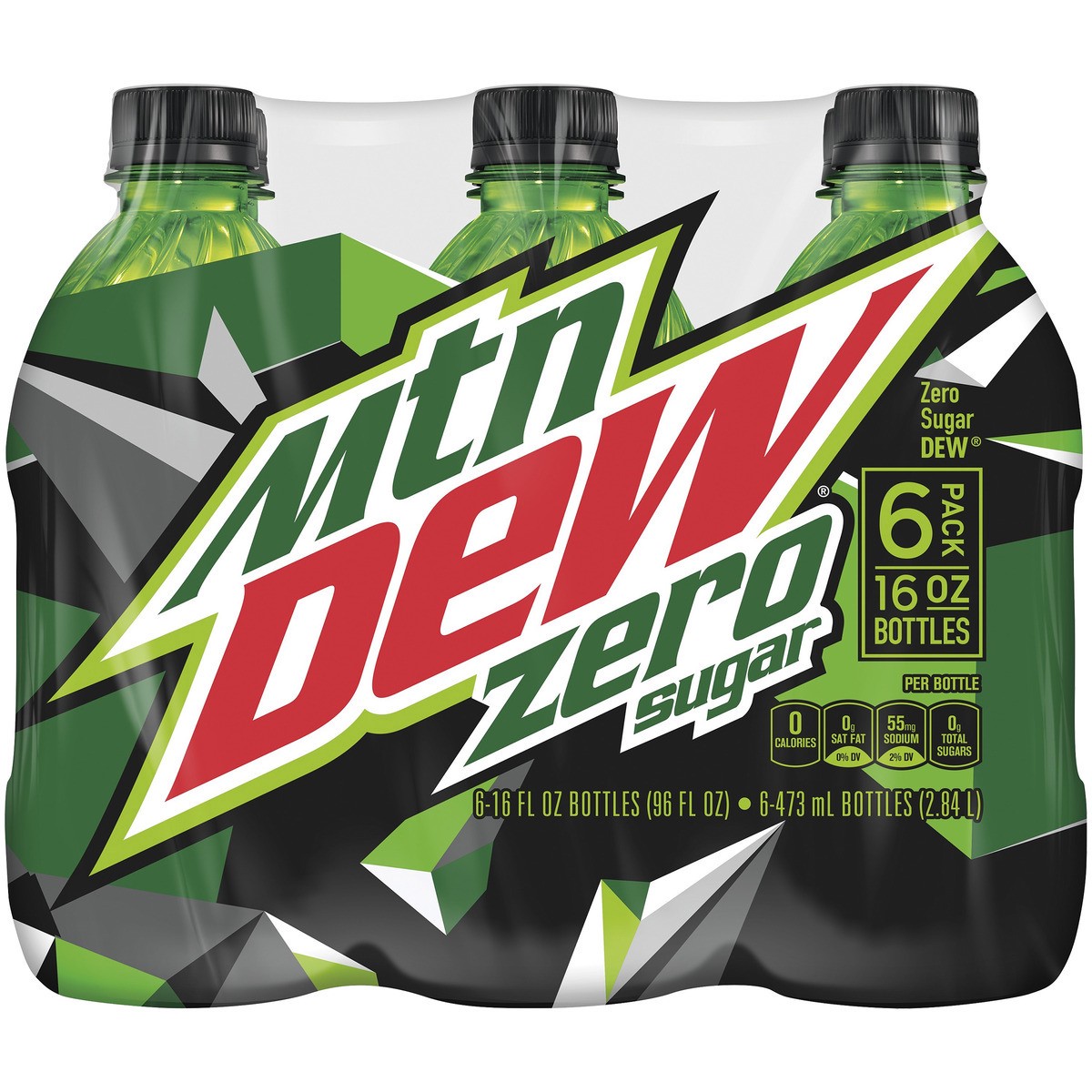 slide 3 of 4, Mountain Dew 6 Pack Zero Sugar Soda 6 ea - 6 ct, 6 ct