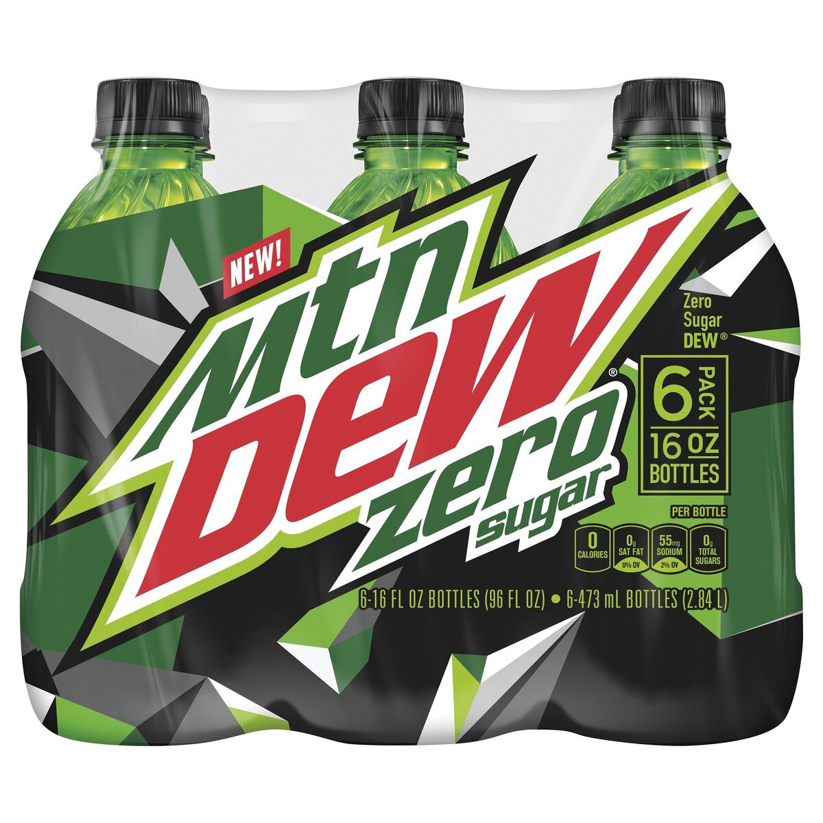 slide 4 of 4, Mountain Dew 6 Pack Zero Sugar Soda 6 ea - 6 ct, 6 ct