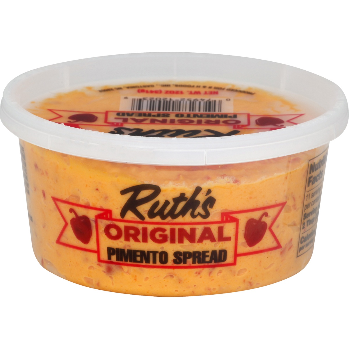 slide 1 of 1, Ruths Spread, Pimento, Original, 12 oz