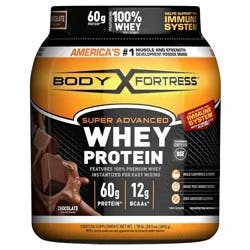 Body Fortress Whey Protein, Chocolate, Super Advanced 24.8 Oz