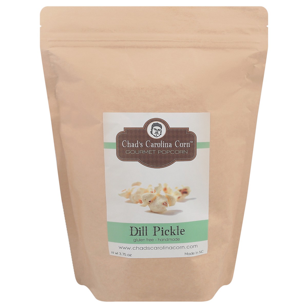 slide 1 of 13, Chad's Carolina Corn Gourmet Popcorn Dill Pickle, 4 oz