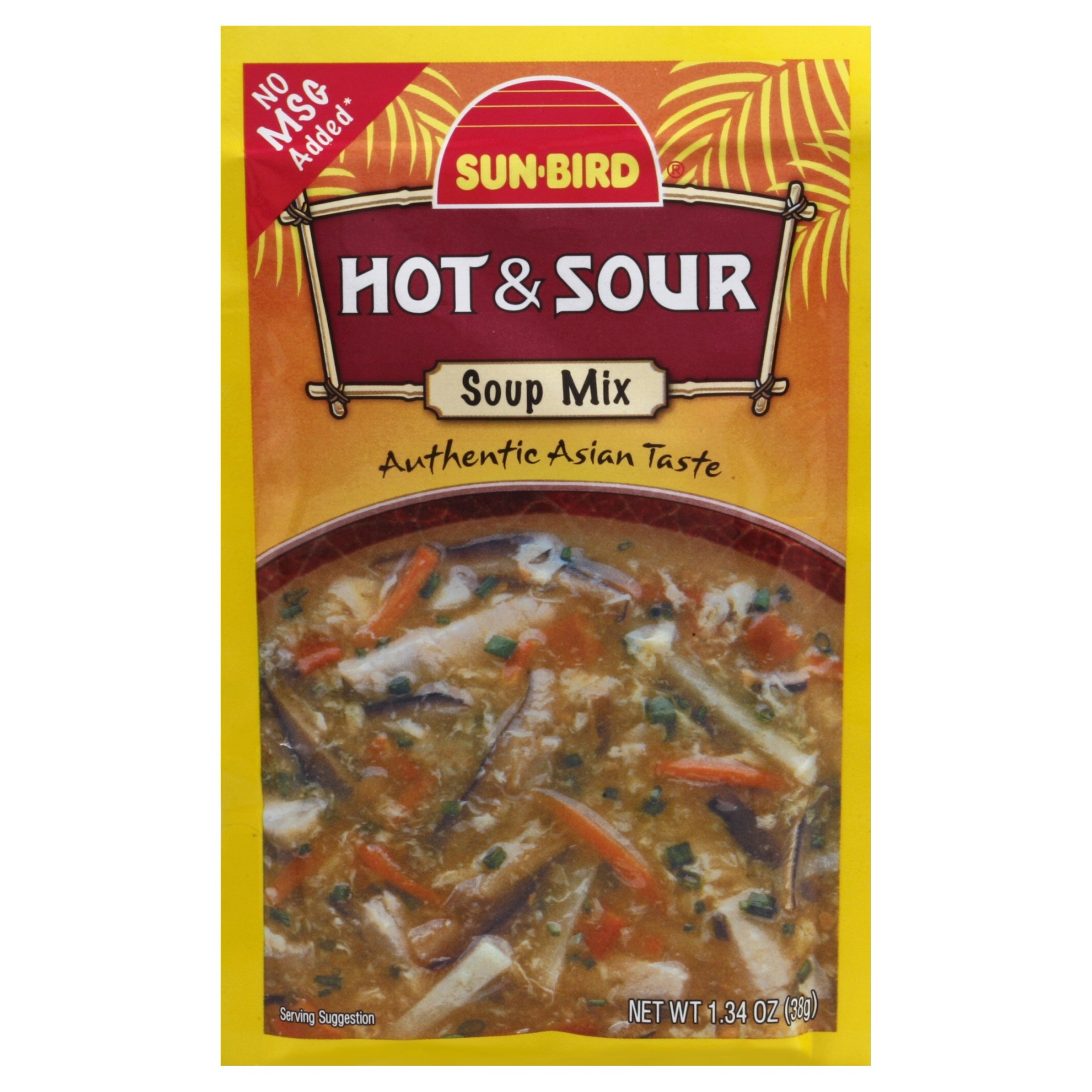 slide 1 of 1, Sun-Bird Hot & Sour Soup Mix, 1.34 oz