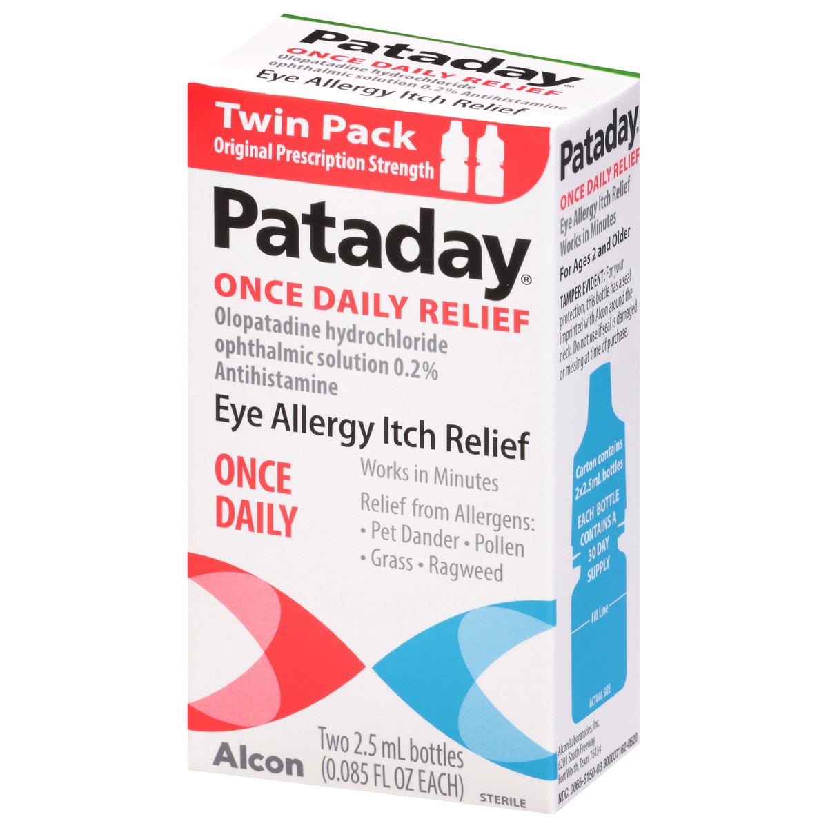 slide 3 of 10, Pataday Once Daily Relief Twin Pack - 2-2.5 Ml, 5 ml