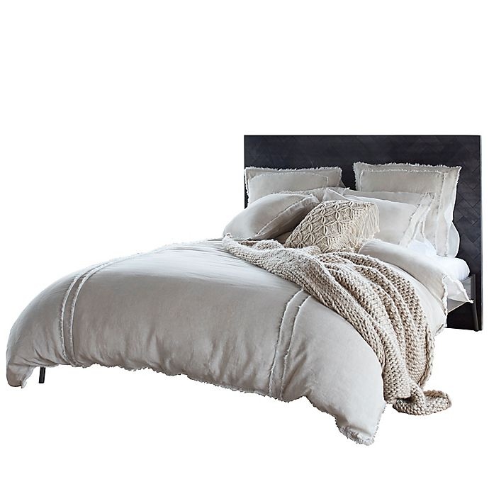 slide 6 of 6, French Connection Harper King Duvet Cover Set - Natural Grey, 1 ct