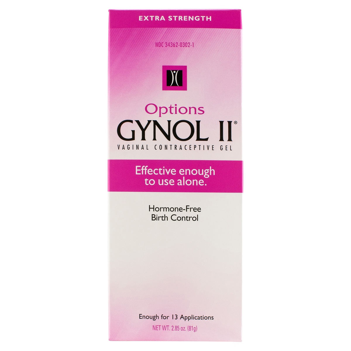 slide 1 of 1, Options Gynol Ii Extra Strength, 2.85 oz