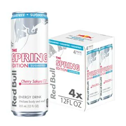 Red Bull The Spring Edition Sugarfree Cherry Sakura Energy Drink 4pk