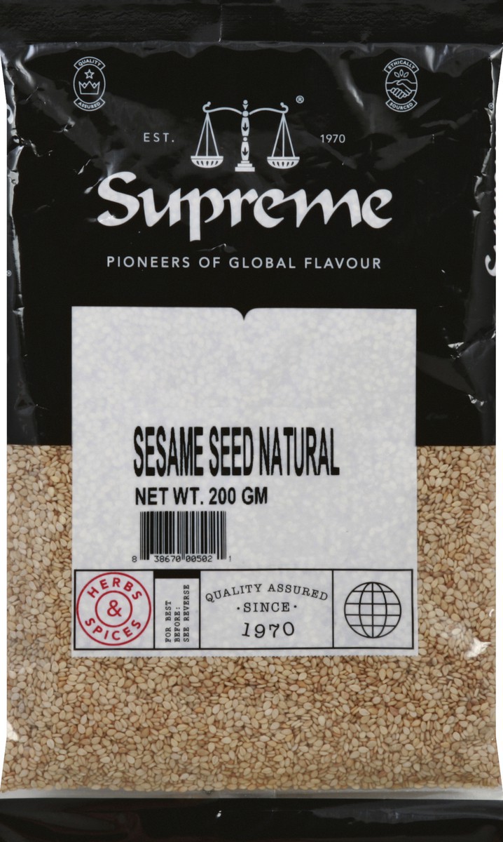 slide 5 of 5, Supreme Sesame Seed 200 g, 200 g