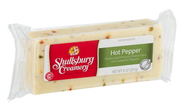 slide 1 of 1, Shullsburg Creamery Hot Pepper Cheese, 8 oz