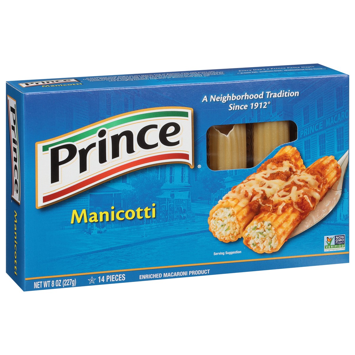 slide 2 of 9, Prince Enriched Macaroni Product Mancicotti - 14 CT, 8 oz