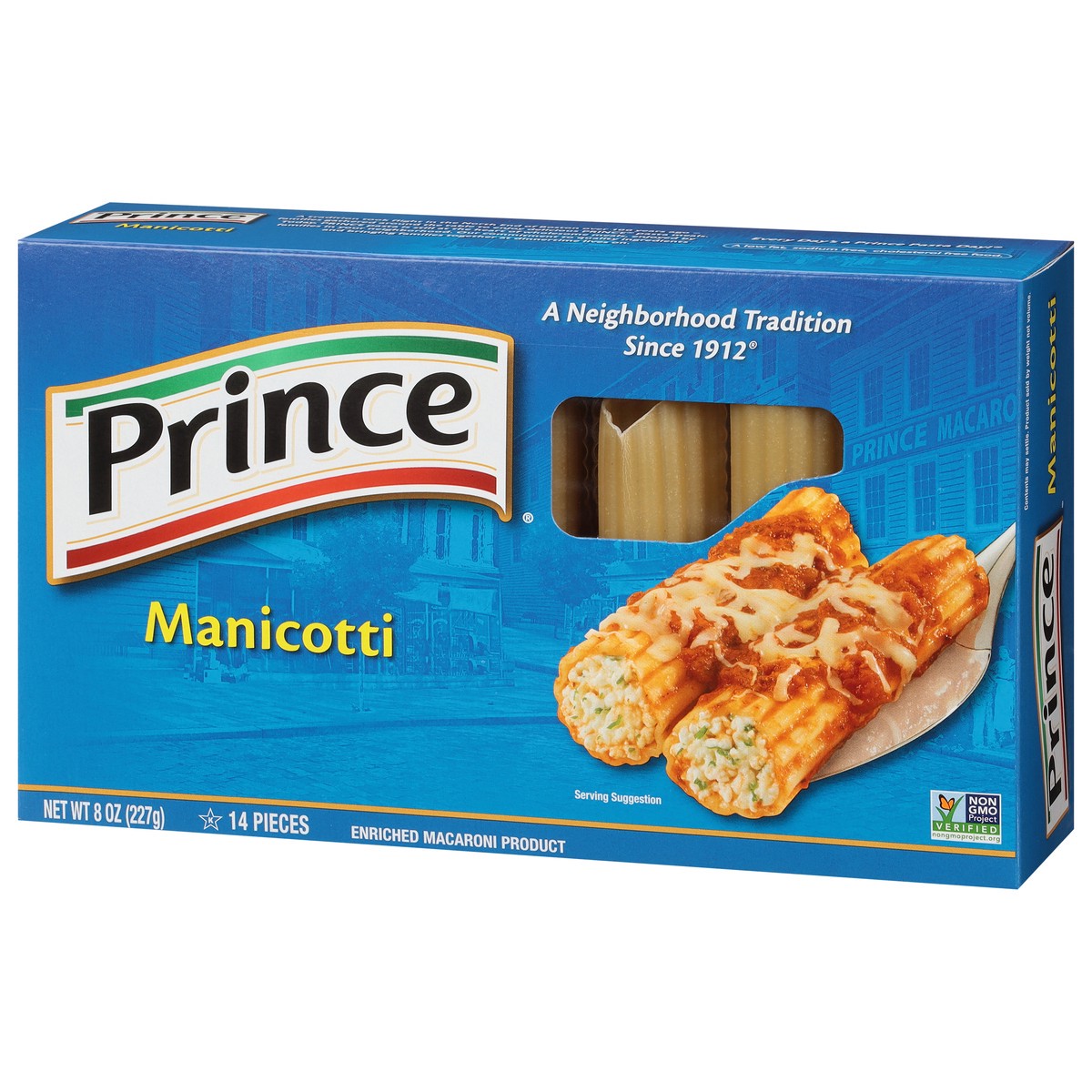 slide 3 of 9, Prince Enriched Macaroni Product Mancicotti - 14 CT, 8 oz