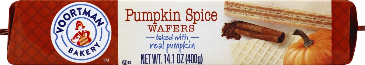 slide 4 of 5, Voortman Bakery Wafers, Pumpkin Spice, 14.1 oz