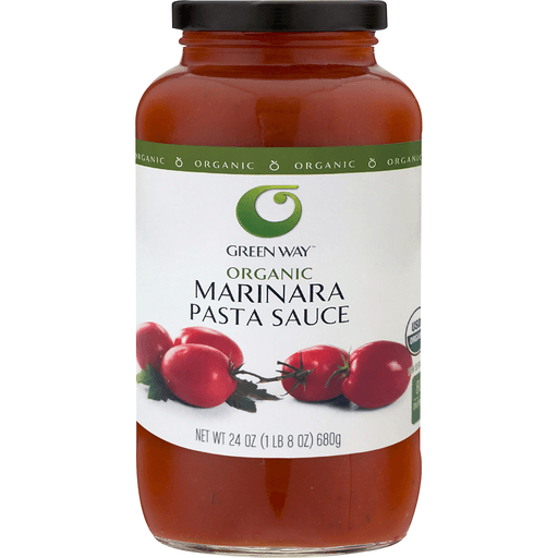 slide 1 of 2, Green Way Marinara Pasta Sauce, 24 oz