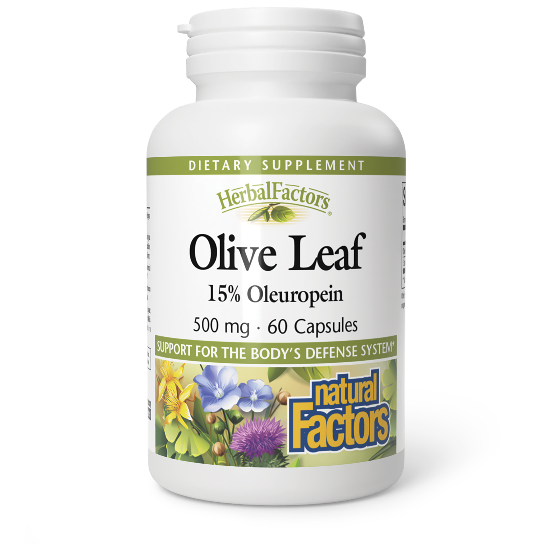 slide 1 of 2, Natural Factors Olive Leaf Extract Dietary Supplement, 1 ct