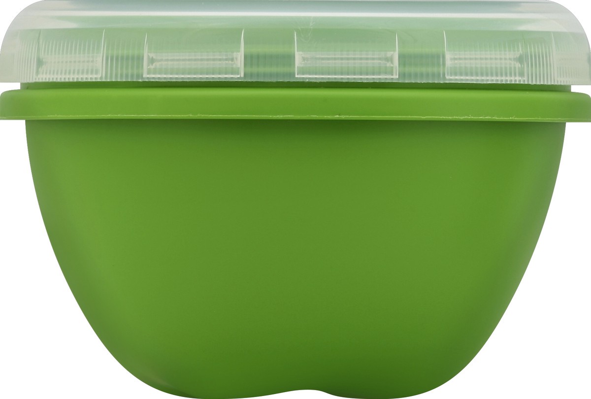 slide 2 of 3, Preserve Food Storage Container Green, 1 ct