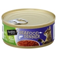 slide 1 of 1, Signature Pet Care Cat Food Seafood Dinner Classic Pate, 5.5 oz