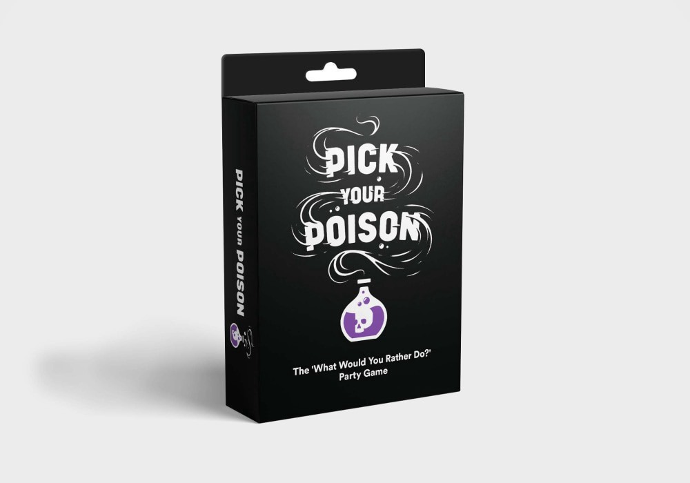 slide 1 of 1, Dyce Pick Your Poison The What Would You Rather Do Party Card Game, 1 ct