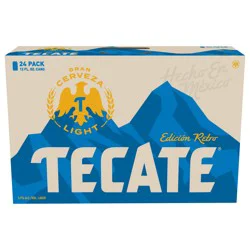 Tecate Light Lager Beer 24 - 12 fl oz Cans