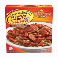 Big Easy Foods Red Beans & Rice With Sausage