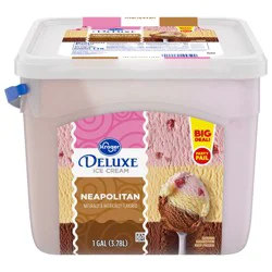 Kroger Deluxe Family Size Neopolitan Ice Cream