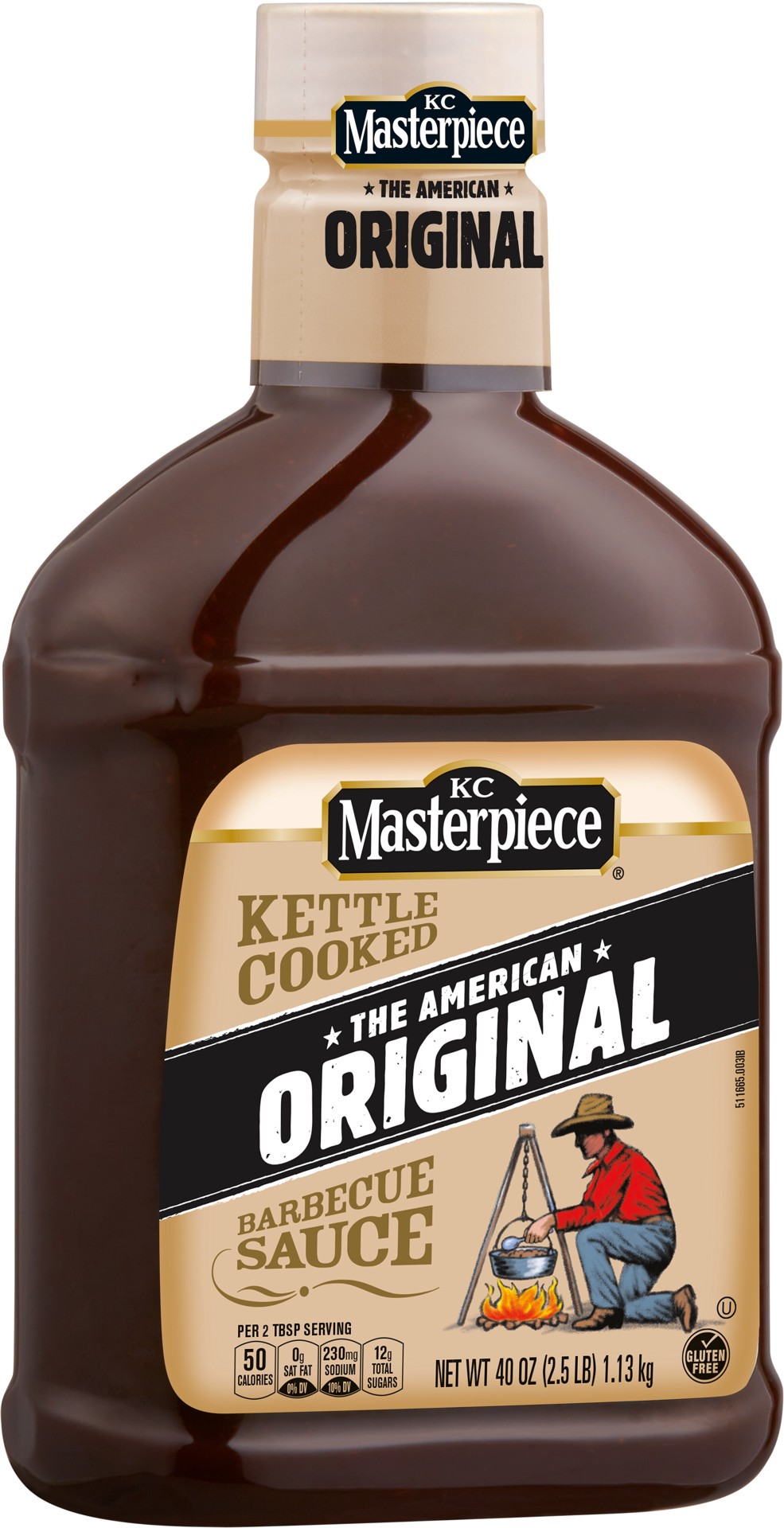slide 3 of 5, KC Masterpiece Kettle Cooked Original Barbecue Sauce 40 oz, 40 oz