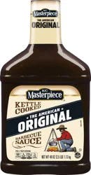 KC Masterpiece Kettle Cooked Original Barbecue Sauce 40 oz