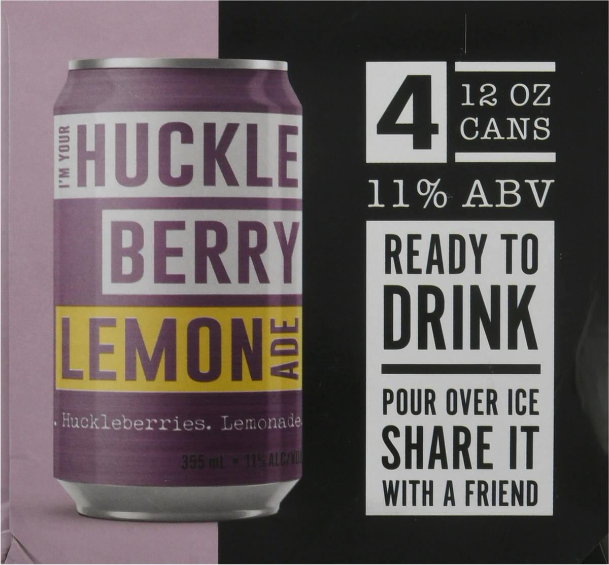 slide 4 of 9, 503 Distilling I'm Your Huckleberry Lemonade Cocktails 4 - 12 oz Cans, 4 ct