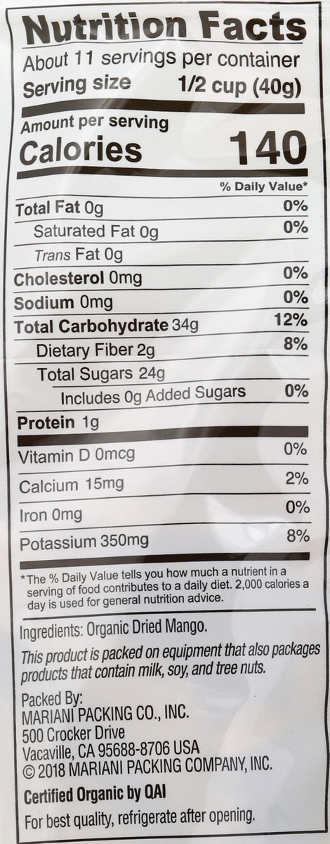 slide 2 of 8, Mariani Org Mango, 1 ct