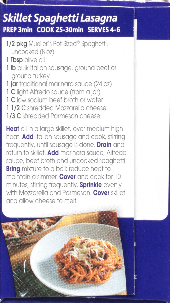 slide 6 of 9, Mueller's Pot-Sized Spaghetti 16 oz, 16 oz