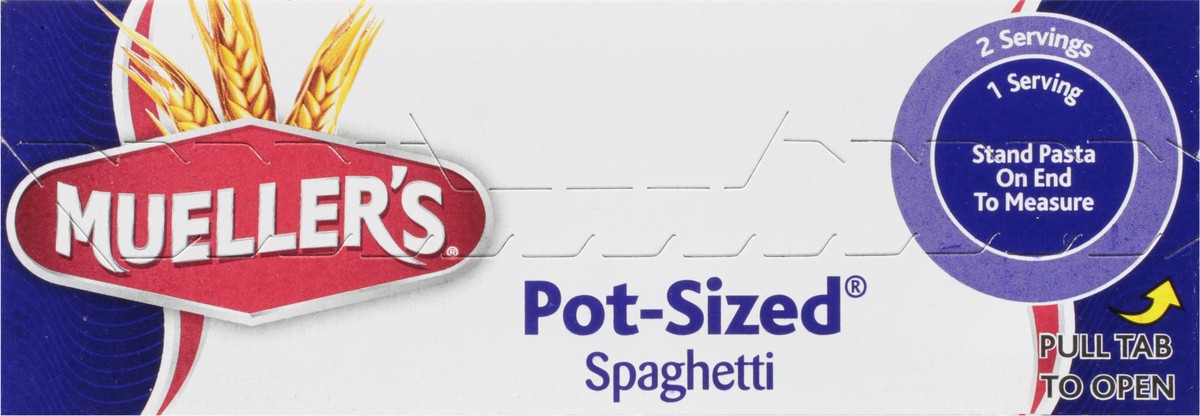 slide 4 of 9, Mueller's Pot-Sized Spaghetti 16 oz, 16 oz