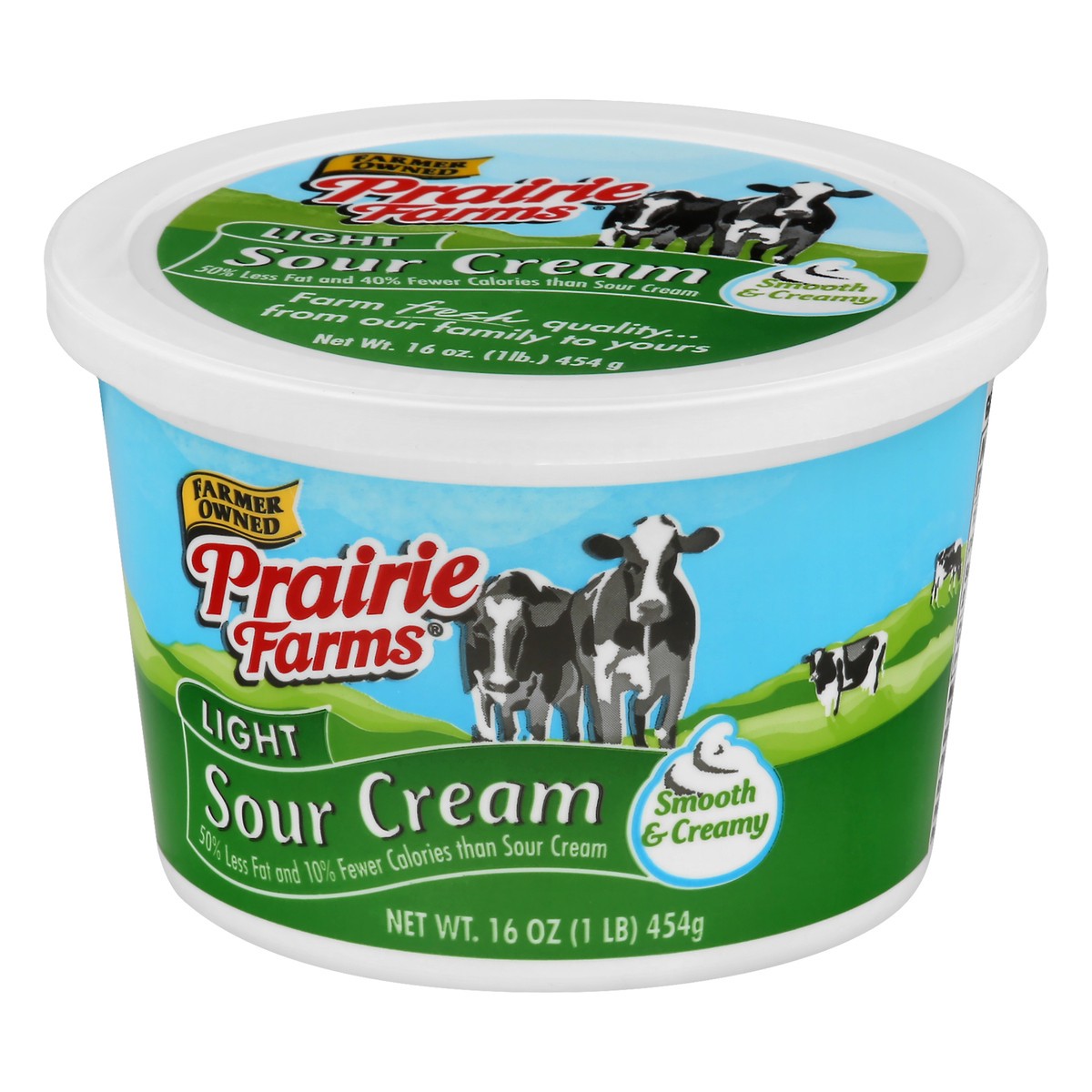 slide 12 of 13, Prairie Farms Light Sour Cream 16 oz, 16 oz