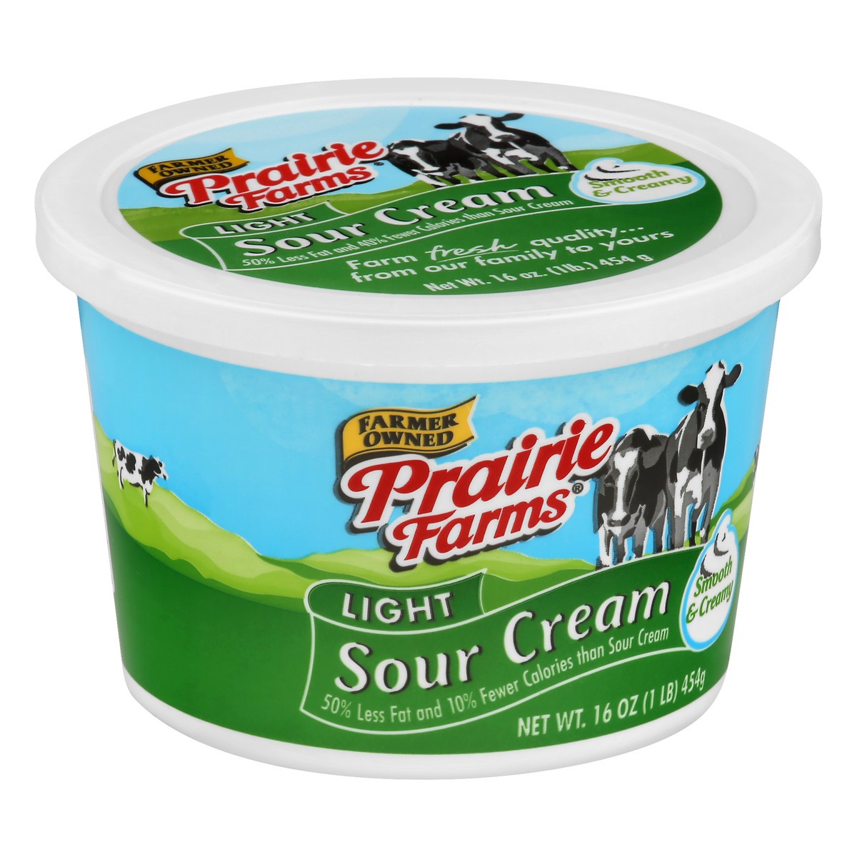 slide 5 of 13, Prairie Farms Light Sour Cream 16 oz, 16 oz