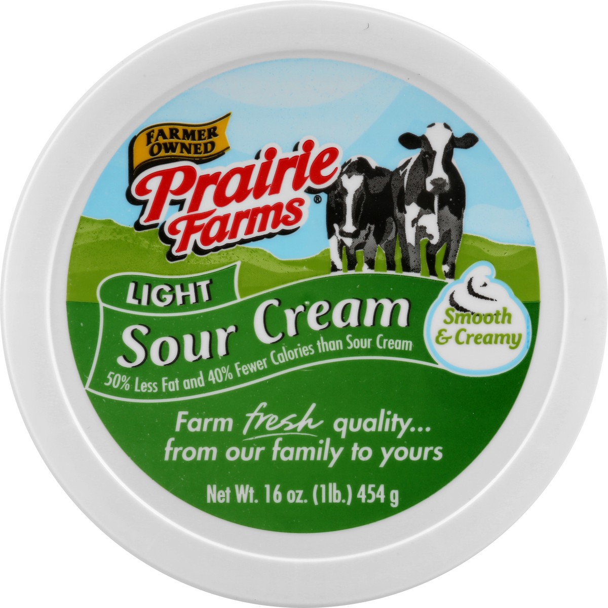 slide 10 of 13, Prairie Farms Light Sour Cream 16 oz, 16 oz