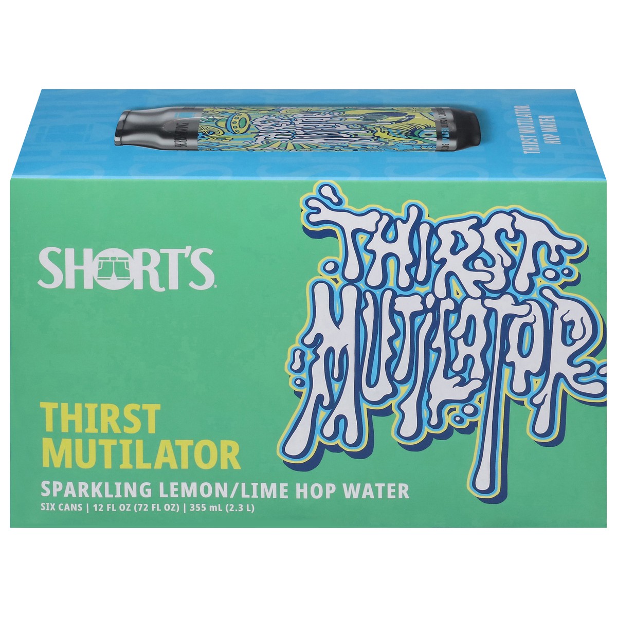 slide 4 of 13, Short's Thirst Mutilator Lemon/Lime Hop Sparkling Water 6 - 12 fl oz Cans, 6 ct; 12 oz