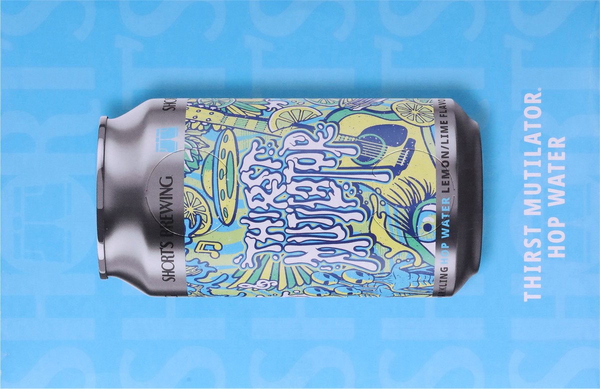 slide 2 of 13, Short's Thirst Mutilator Lemon/Lime Hop Sparkling Water 6 - 12 fl oz Cans, 6 ct; 12 oz
