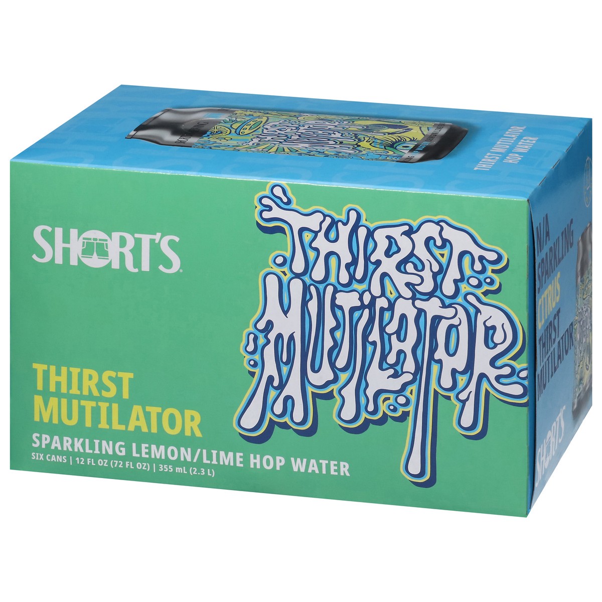 slide 5 of 13, Short's Thirst Mutilator Lemon/Lime Hop Sparkling Water 6 - 12 fl oz Cans, 6 ct; 12 oz