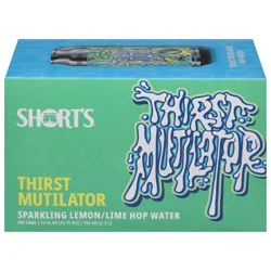 Short's Thirst Mutilator Lemon/Lime Hop Sparkling Water 6 - 12 fl oz Cans