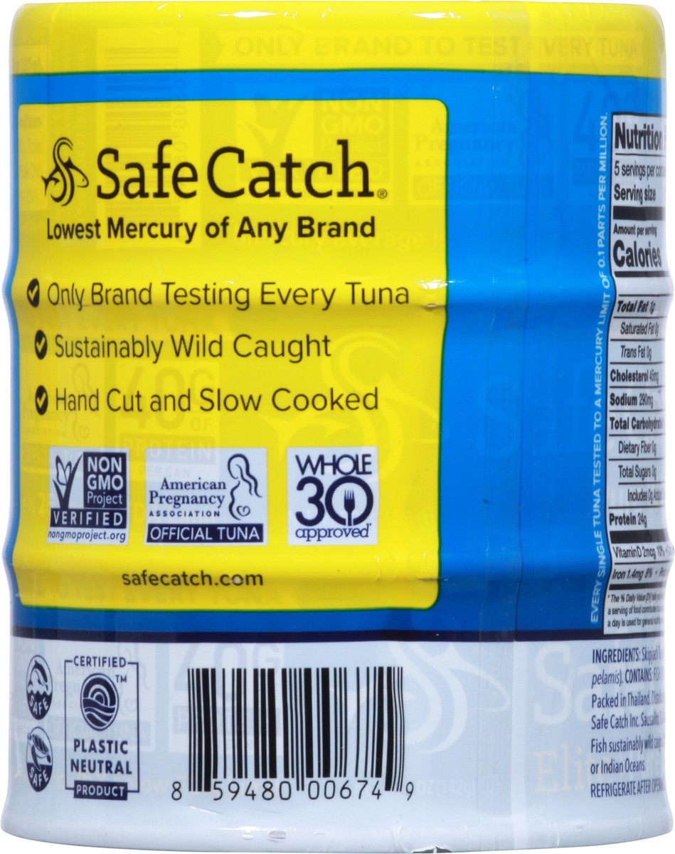slide 5 of 9, Safe Catch Elite Pure Wild Tuna, 3 ct / 5 oz