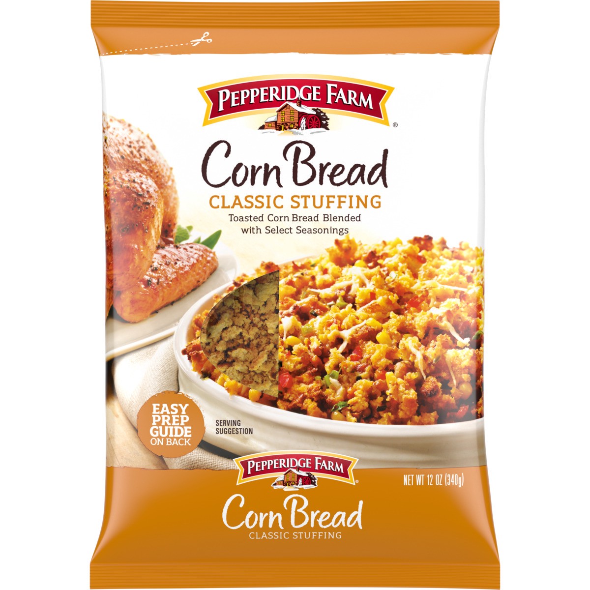 slide 1 of 5, Pepperidge Farm Corn Bread Classic Stuffing, 12 oz. Bag, 12 oz