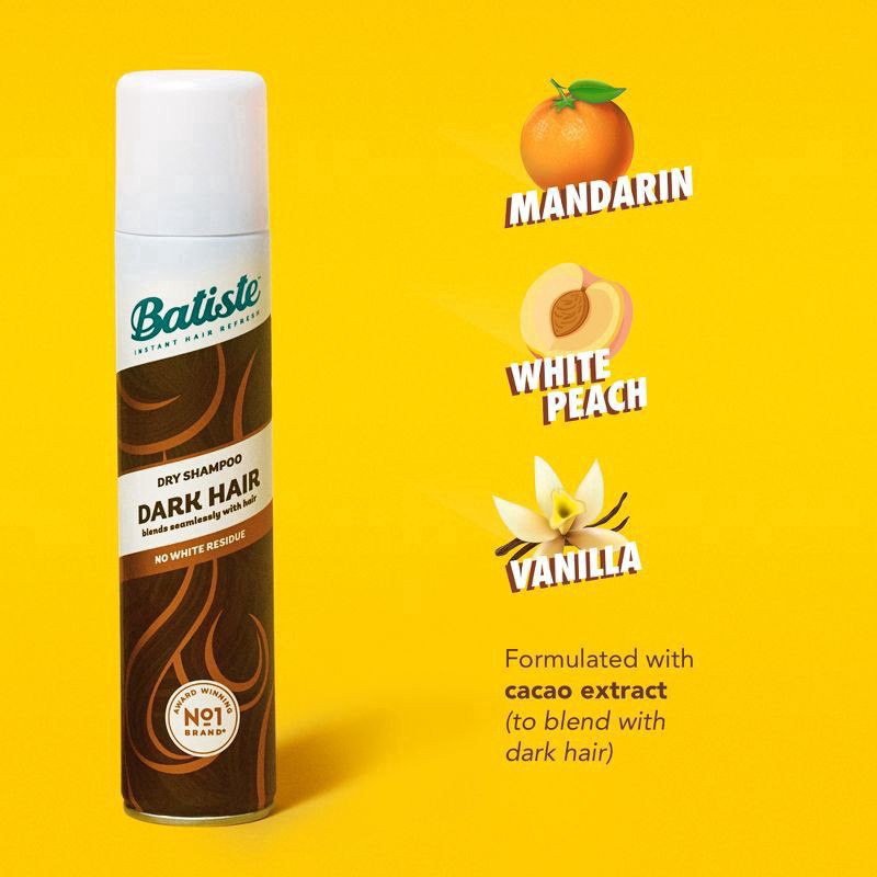 slide 3 of 8, Batiste Dark Brown Dry Shampoo - 4.23 oz, 4.23 oz