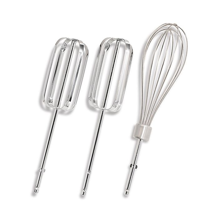 slide 4 of 4, Hamilton Beach 6-Speed Hand Mixer - White with Clear Case, 1 ct