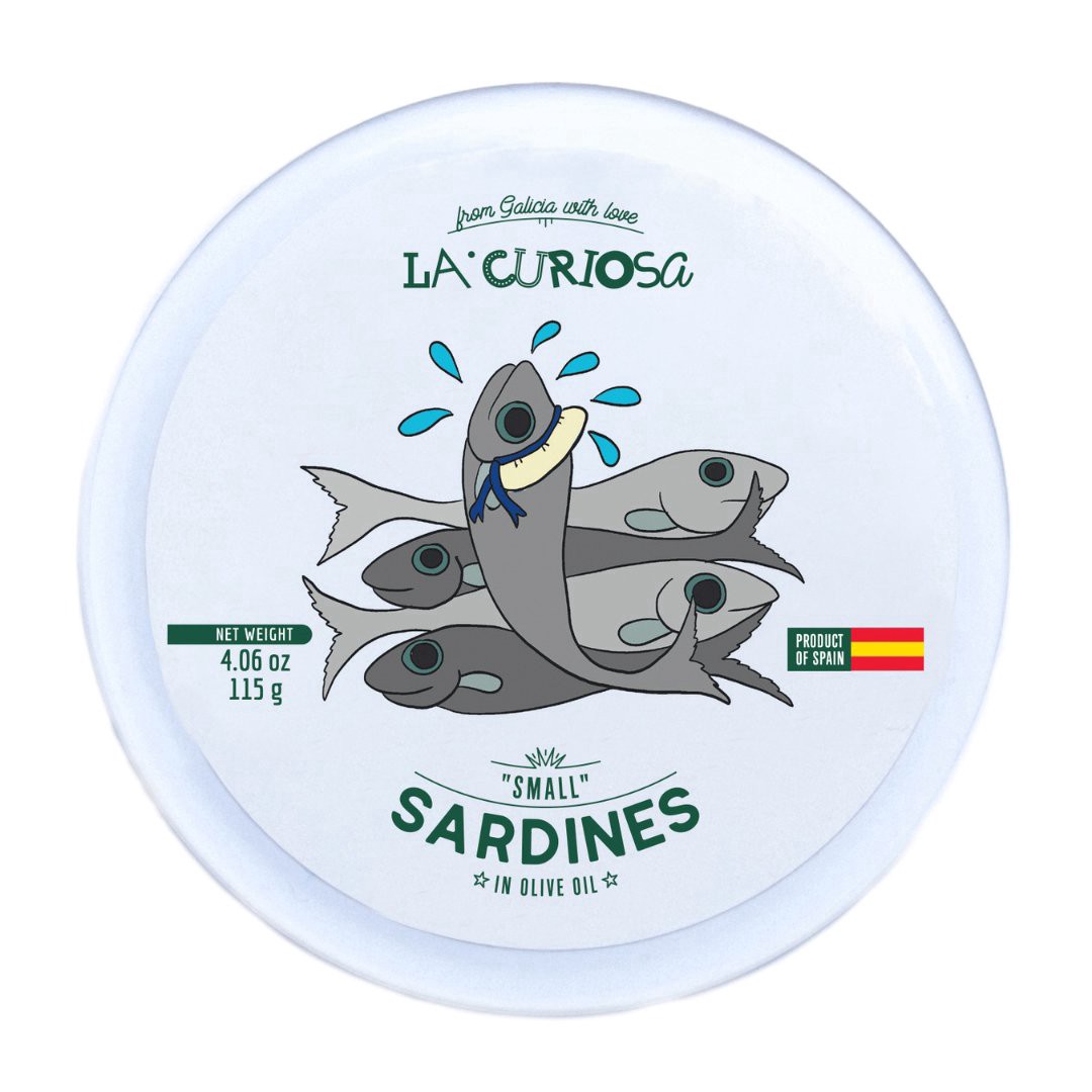 slide 1 of 1, La Curiosa Sardines in Olive Oil, 4.06 oz